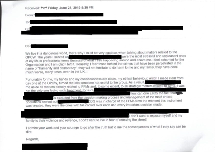 Senior-OPCW-official-email