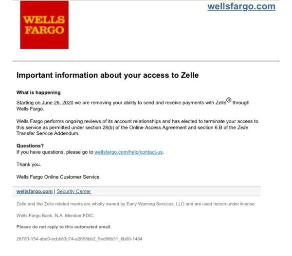 Wells Fargo Blocks Zelle Service for Venezuelans Orinoco Tribune
