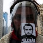 FILE PHOTO: Protest against racism and fascism in Sao Paulo