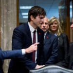 Ashton Kutcher at the Senate Foreign Relations Committee Photo: Bill Clark