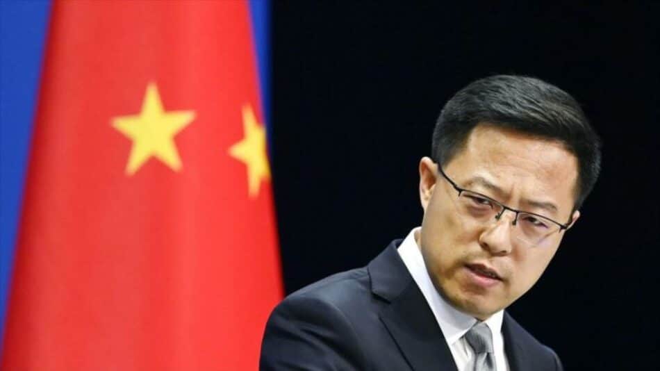 China's spokeman Zhao Lijian and Venezuela