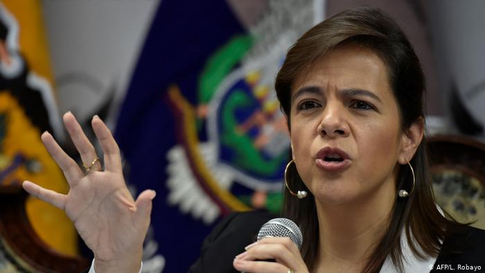 María Paula Romo dissmised minister from Ecuador.