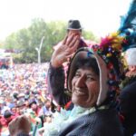 Evo Morales among the people in Villazón, Bolivia. Photo: @evoespueblo