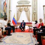 Venezuelan Embassy Protectors meeting President Maduro