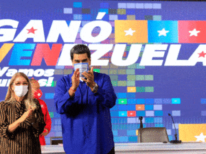 Venezuelan President Maduro and his wife Cilia Flores