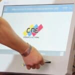 Venezuela's CNE voting machine. File photo.