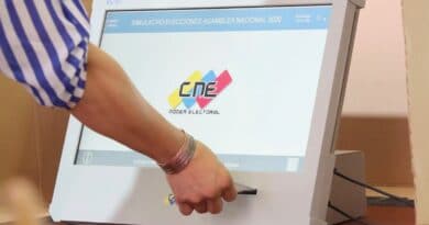 Venezuela's CNE voting machine. File photo.