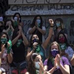 Feminist movements call for the legality and gratuitousness of abortion in Chile. AFP photo