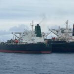 Featured image: The Indonesian Coast Guard detains two tankers, one under the Iranian flag and the other Panamanian, off the coast of West Kalimantan province, January 24, 2021.