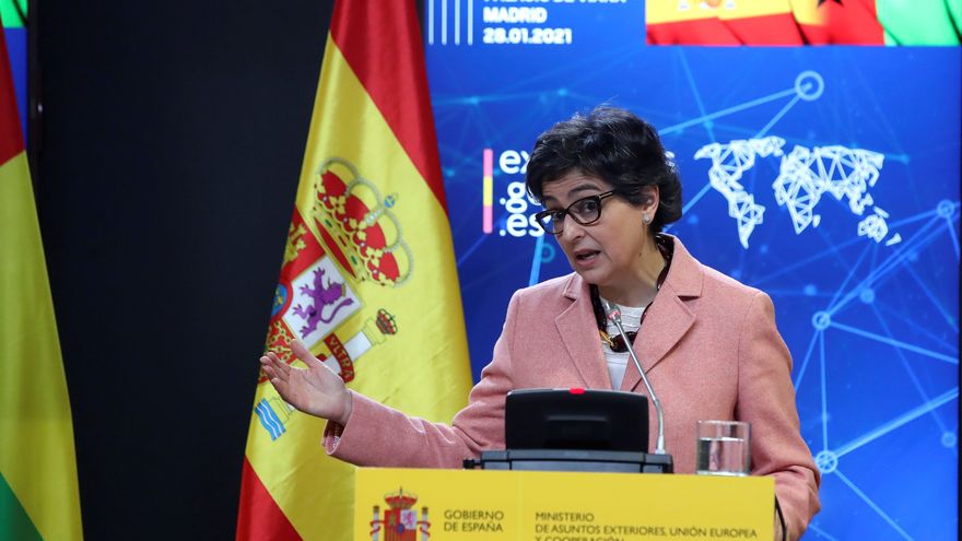 Featured image: Arancha González Laya, Minister of Foreign Affairs of Spain not knowing how to deal with Venezuelan former deputy Guaido / Photo: EFE
