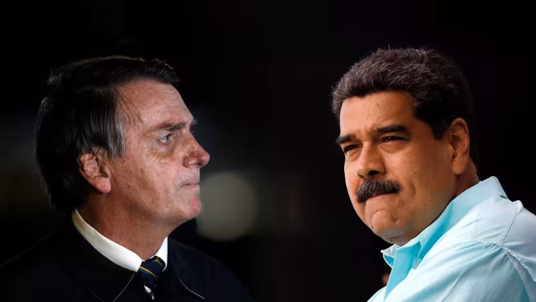 President of Brasil, Jair Bolsonaro, and of Venezuela, Nicolás Maduro. Photo credit: Adriano Machado/Carlos Garcia Rawlins/Reuters