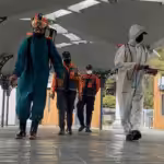 Venezuela carries out disinfection of public spaces on a regular basis to fight Covid-19