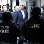 Featured image: Ecuador's vice president, Jorge Glas, comes to trial before the National Court of Justice in Quito, Ecuador, on November 24, 2017. Lenin Moreno initiated a political persecution of most relevant political allies of Rafael Correa. Daniel Tapia / Reuters .