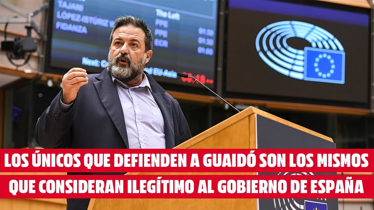 Featured image: MEP Manuel Pineda speaking at the European Parliament. Screenshot courtesy of Izquierda Unida youtube channel.