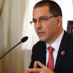 Featured image: Venezuelan Foreign Minister Jorge Arreaza speaks during a press conference. File photo.