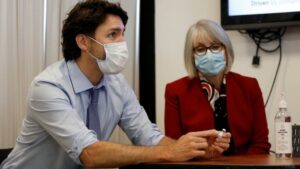 Featured image: Canada's prime minister Justin Trudeau explaining why they took vaccines from a UN fund dedicated to provide vaccines to low income countries (COVAX). Canada has been heavily criticized for hording anti covid-19 vaccines. Photo courtesy of Reuters.