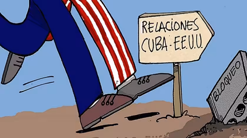 CUBA-CIEGO DE ÁVILA-CARICATURA DE OSVAL LA PIEDRA EN EL CAMINO