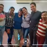 Featured image: Aryenis and Alfredo with their relatives at home under house arrest. Photo courtesy of @aryenisyalfredo.