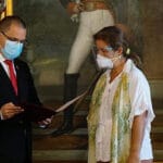 European Union ambassador to Caracas,Isabel Brilhante, expelled from Venezuela (persona non grata) after a new round of illegal EU sanctions. Photo courtesy of MPPRE.