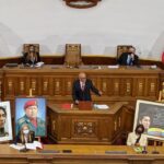 Jorge Rodriguez, president of the Venezuelan parliament, rejected the last European Union illegal sanctions and dared Borrell to sanction all Venezuelan deputies. Photo courtesy of Ultimas Noticias.