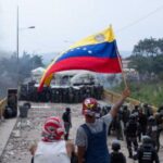 On February 23, 2019, the Chavista resistance to an irregular invasion of the territory of the Bolivarian Republic of Venezuela was carried out (Photo: Rosana Silva).