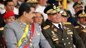 Featured image: Venezuelan President, Nicolas Madduro with his Minister for Defense, General Vladimir Padrino Lopez. File photo.