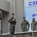 Andrés Arauz and Guillermo Lasso denounced an "attack on democracy" during the audit. | Photo: Radio LaCalle