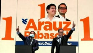 Correista presidential candidate in Ecuador, Arauz is the favorite to win elections in Ecuador