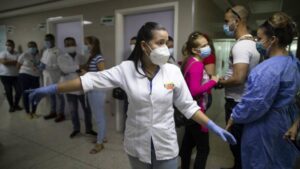 The Government of Venezuela implements measures to stop the spread of covid-19. File photo by AP.