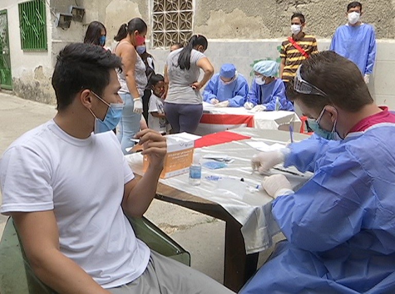 Featured image: Venezuela taking preventing measures to tackle Covid-19 and the effects of the Brazilian strain in their effective management of the pandemic even under harsh US blockade. Photo courtesy of VTV.