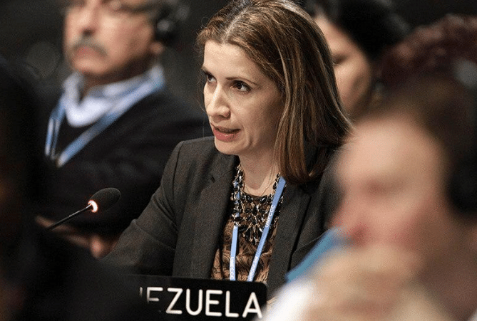 Venezuelan ambassador Claudia Salerno. File photo.