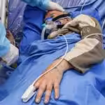 West Bank covid hospital Dura AFP