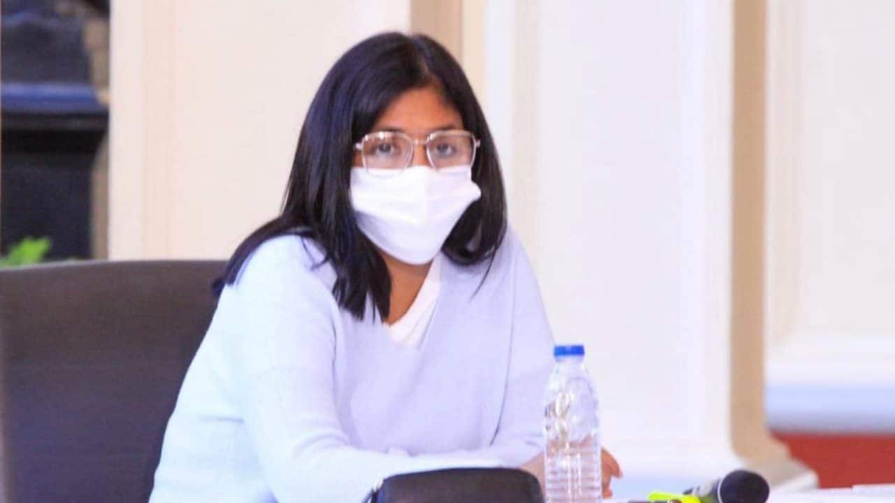 Venezuela has one of the lowest COVID-19 letality rate. VP Delcy Rodriguez. Photo courtesy of Prensa Presidencial.