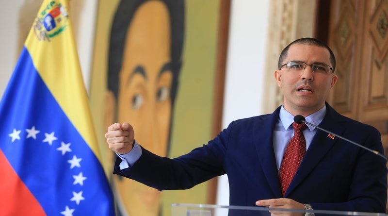 Venezuelan Chancellor, Jorge Arreaza.File photo.