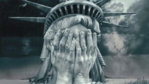 Featured image: Shamed Miss Liberty. Screenshot from a RealNews video: https://youtu.be/ax-pvFR6nm8