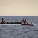 Featured image: Migrants wearing life jackets on a rubber dinghy are pictured during a rescue operation by the MSF-SOS Mediterranee run Ocean Viking rescue ship, off the coast of Libya in the Mediterranean Sea, February 18, 2020. Many of them are not lucky enough to be rescue while European countries look the other way. Photo by Reuters.