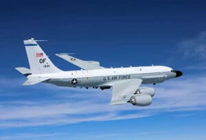 Featured image: A US Boeing RC-135 reconnaissance jet similar to this one was reported near the border of Venezuela in the State of Apure. File photo.