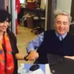 Featured image: Claudia Bloom, Colombian Chancellor with Alvaro Uribe the person behind power in Colombia. File photo.