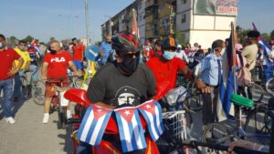 Global day of action against US blockade on Cuba. Photo courtesy of HispanTV.