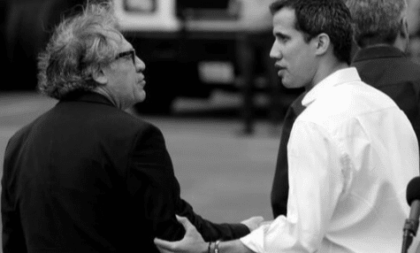 Almagro and former deputy Guaido in Cucuta (Colombia) during the fake humanitarian operation on February 2019. Photo courtesy of RedRadioVE.