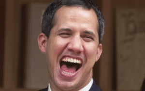 Former deputy Guaido, not knowing what to do to raise his invisibility. File photo.