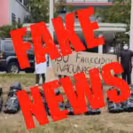 Featured image: Anti-Chavista morbid protest organized by healthcare personnel using black bags. Photo courtesy of RedRadioVE.