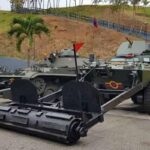 Military unit designed by Venezuelan engineers to clear the border with Colombia. (Photo: Twitter / @dhernandezlarez)