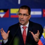 Venezuelan Minister for Foreign Affairs, Jorge Arreaza, amazed by expected answer from Colombia to Venezuelan call to the UN to help for better coordination amid violence incursions of COlombian paramilitaries in Venezuela. File photo.