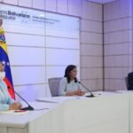 Featured image: Venezuelan VP, Delcy Rodriguez, explains in detail the economic measures announced by President Maduro on Wednesday, April 6, to counter the effects of COVID-19's second wave in the economy. Photo courtesy of the Office of the Venezuelan Vice Presidency.
