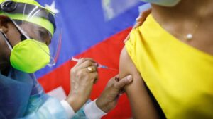 Mass vaccination has already begin in Venezuela with or without the money stole by the UK and the Bank of England. File photo.