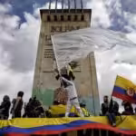Colombian protesters reject government policies, Bogotá, May 19, 2021. Photo courtesy of HispanTV.