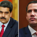 President Maduro and former deputy Guaido. File photo.