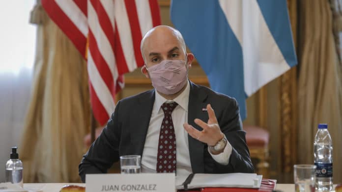 Featured image: Joe Biden's advisor for Western Hemispheres Affairs, the Colombian-American Juan Gonzalez. File photo.