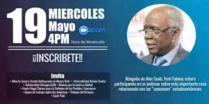 Invitation to the webinar in Spanish.